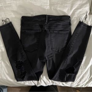 A&F black skinny jeans